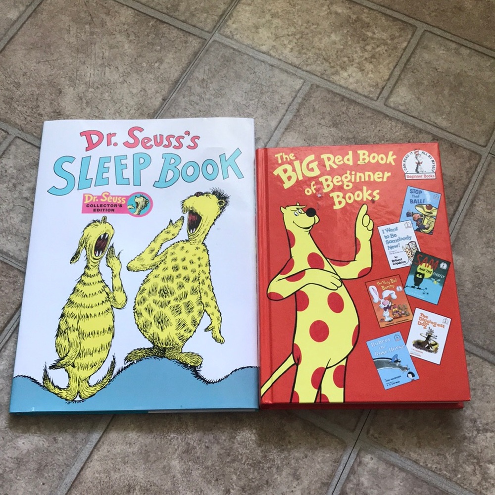 Dr. Seuss the big red book, Dr. Seuss sleep book